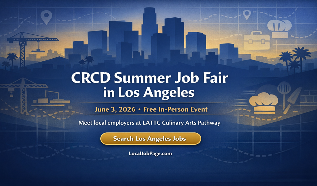 CRCD Summer Job Fair Brings Free Hiring to Los Angeles June 3